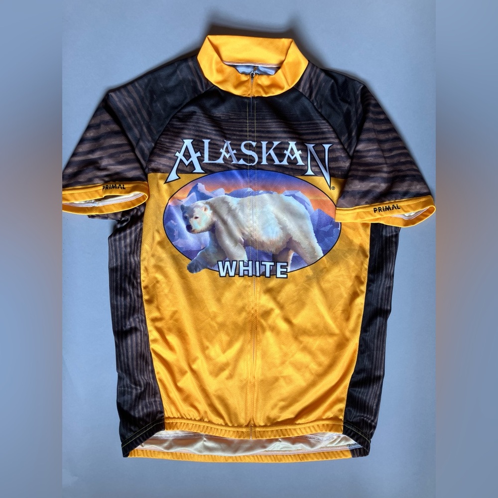 Men’s Alaskan White Beer Cycling Jersey